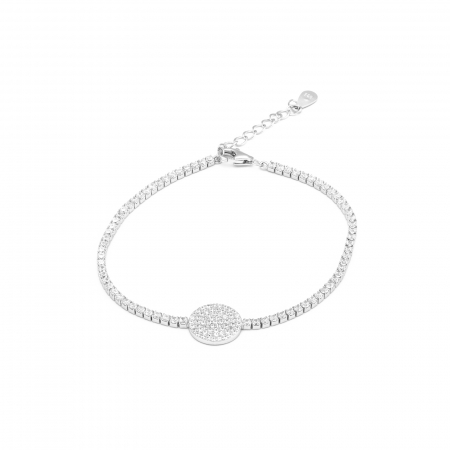 Produse - Bratara din argint 925 rodiat,Piatra : cubic zirconia , Culoare : transparenta , Sonis Silver