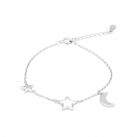 BRATARI - Bratara din argint 925 rodiat,Piatra  : email , Culoare : alb ,  Sonis Silver