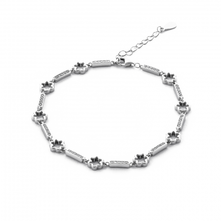 Produse - Bratara din argint 925 rodiat  , Piatra : cubic zirconia , Culoare : transparenta , Sonis Silver