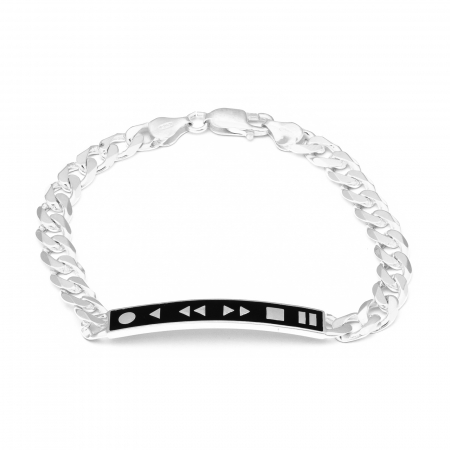 BRATARI - Bratara din argint 925 , Piatra: email, Culoare: negru, Sonis Silver