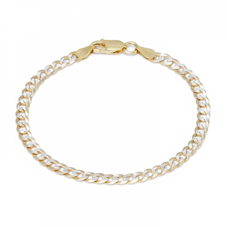 Bratari din argint fara piatra - Bratara din argint 925, placat cu aur de 14 kt, Sonis Silver