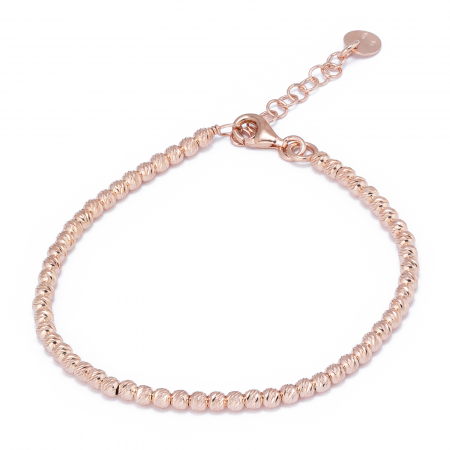 BRATARI - Bratara  din argint 925 , placat cu aur rose de 14 kt , Sonis Silver
