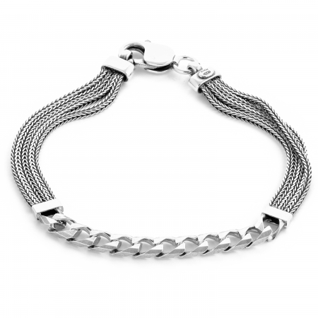 Bratari din argint fara piatra pentru EL - Bratara din argint 925 rodiat ,