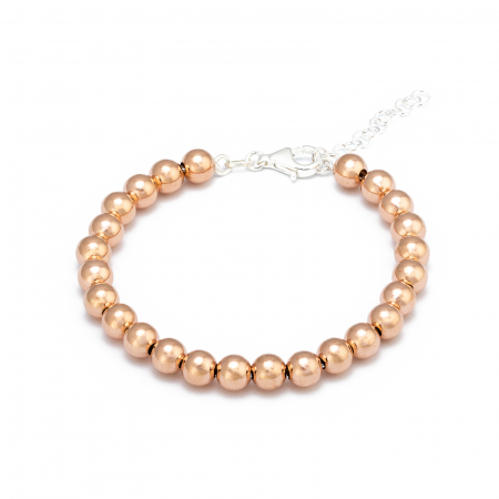 BRATARI - Bratara din argint 925, placat cu aur de 14 kt rose, Sonis Silver
