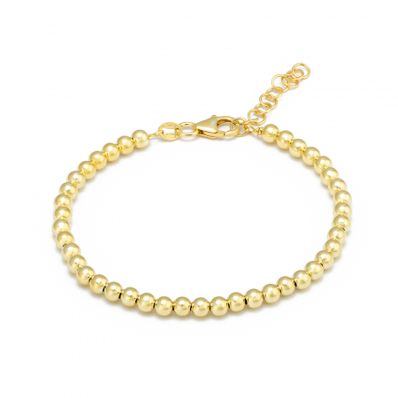 Bratari din argint fara piatra - Bratara din argint 925,placat cu aur de 14 kt ,Sonis Silver