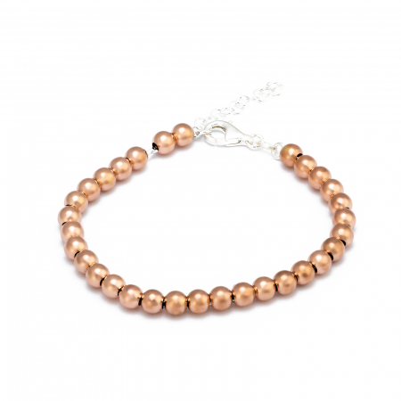 BRATARI - Bratara din argint 925 rodiat cu rodiu rose , Sonis Silver