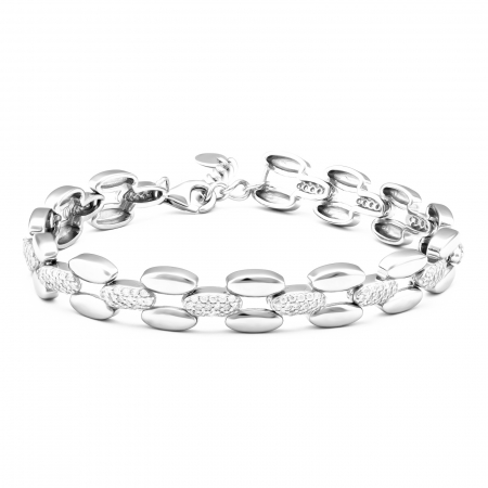 Produse - Bratara din argint 925 rodiat, Piatra: cubic zirconia, Culoare: transparenta, Sonis Silver