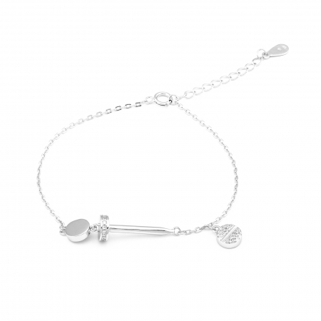 Produse - Bratara din argint 925 rodiat, Piatra: cubic zirconia, Culoare: transparenta, Sonis Silver