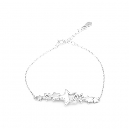BRATARI - Bratara din argint 925 rodiat, Piatra: email, Culoare: alb, Sonis Silver