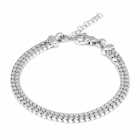 BRATARI - Bratara cu doua siruri din argint 925 rodiat ,Sonis Silver