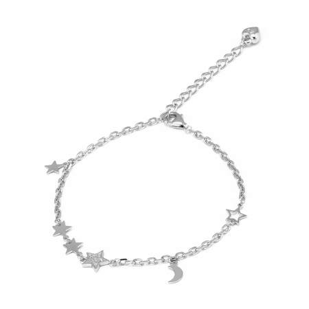 BRATARI - Bratara din argint 925 rodiat ,Piatra : cubic zirconia , Culoare : transparenta ,  Sonis Silver