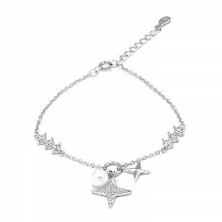 Bratari din argint cu piatra - Bratara din argint 925 rodiat , Sonis Silver