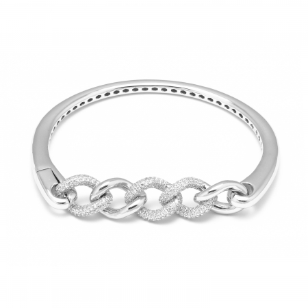 BRATARI - Bratara din argint 925 rodiat , Piatra : cubic zirconia , Culoare : transparenta ,  Sonis Silver