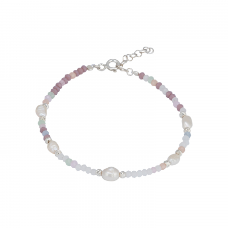 BRATARI - Bratara din argint 925, Piatra : perla de laborator , culoare : multicolor ,Sonis Silver