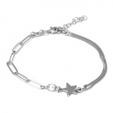 BRATARI - Bratara din argint 925,Piatra : perla de laborator , Culoare : alb , Sonis Silver