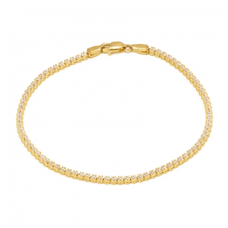 Bratari pentru EA - Bratara din aur 585/ 14 kt, Piatra: zirconia fatetata, Culoare: transparenta