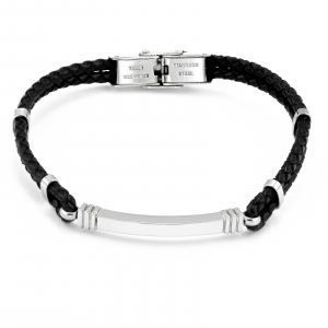 Produse - Bratara din otel inoxidabil,  Culoare: negru, Barbati, Sonis Silver
