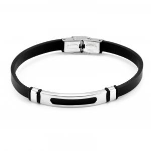 Produse - Bratara din otel inoxidabil, Culoare: negru,  Sonis Silver