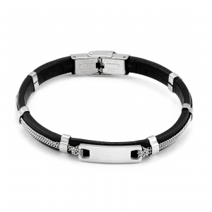 Produse - Bratara din otel inoxidabil ,Culoare: negru,  Sonis Silver