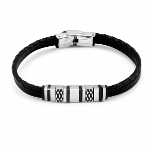 Produse - Bratara din otel inoxidabil, Culoare: negru,  Sonis Silver