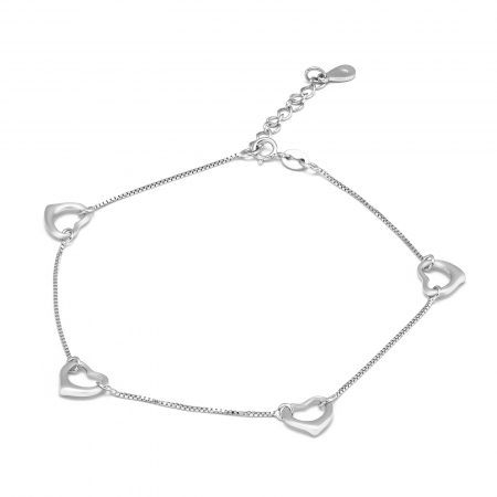 BRATARI PENTRU GLEZNA - Bratara pentru glezna din argint 925 rodiat , Sonis Silver