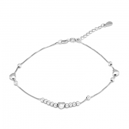 BRATARI PENTRU GLEZNA - Bratara pentru glezna din argint 925 rodiat , Sonis Silver