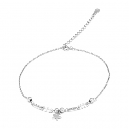 BRATARI PENTRU GLEZNA - Bratara pentru glezna din argint 925 rodiat ,Sonis Silver