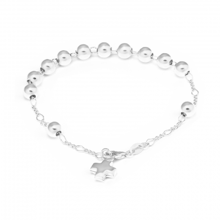 BRATARI - Bratara tip '' rozariu " din argint 925 rodiat , Sonis Silver