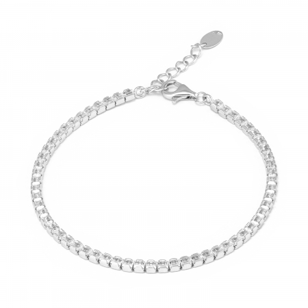 Bratari din argint fara piatra - Bratara tip " Tennis " din argint 925, Piatra: zirconia fatetata, Culoare: transparenta, Sonis Silver