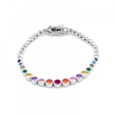 BRATARI - Bratara tip "Tennis " din argint 925 rodiat, Piatra: zirconia fatetata, Sonis Silver