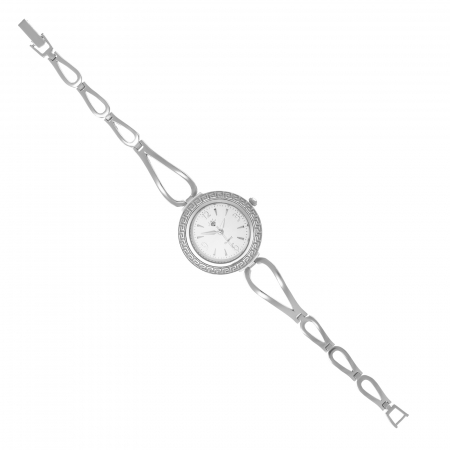 Ceas din argint 925 rodiat , Piatra: zirconia fatetata, Culoare: transparenta, Sonis Silver [1]