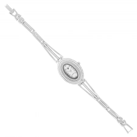 Ceasuri - Ceas din argint 925 rodiat, Piatra: cubic zirconia, Culoare: transparent, Sonis Silver