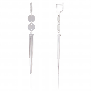 Produse - Cercei din argint 925 rodiat, Sonis Silver