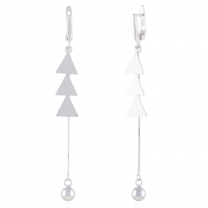 Produse - Cercei din argint 925 rodiat,  Sonis Silver