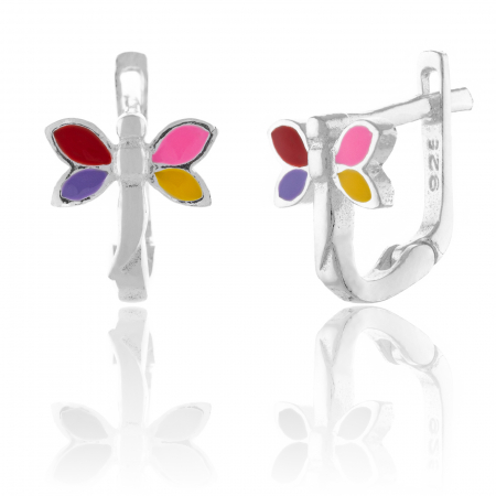 Cercei - COPII - Cercei din argint 925, pentru copii,  Piatra: email, Culoare: multicolor, Sonis Silver