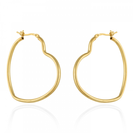 Cercei clasici - Cercei din argint 925 , placat cu aur de 14 kt , Sonis Silver