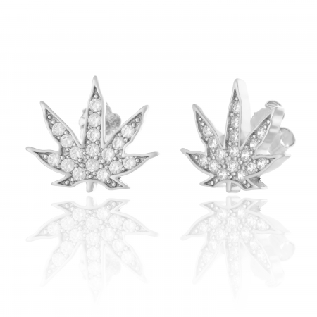 Produse - Cercei din argint 925 rodiat ,Piatra : cubic zirconia , Culoare : transparenta , Sonis Silver