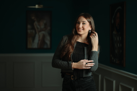 Cercei din argint 925 rodiat  , Piatra : zirconia fatetata  , perla de laborator si cubic zirconia , [1]