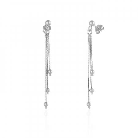 Cercei lungi - Cercei din argint 925 rodiat, Sonis Silver