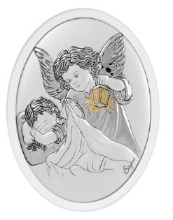ICOANE CATOLICE - ICOANA ARGINTATA  ANGELO CUSTODE