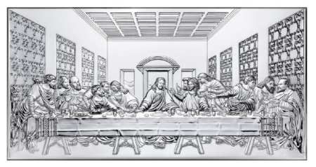 ICOANE CATOLICE - ICOANA ARGINTATA ULTIMA CENA