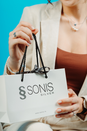 Inel din argint 925 rodiat, Piatra: cubic zirconia, Culoare: transparenta, Sonis Silver [2]