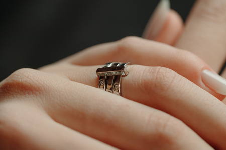 Inel din argint 925 rodiat, Piatra: cubic zirconia, Culoare: transparenta, Sonis Silver [3]