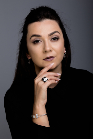 Inel din argint 925 rodiat, Piatra: zirconia fatetata si cubic zirconia, Culoare: transparenta, Sonis Silver [3]