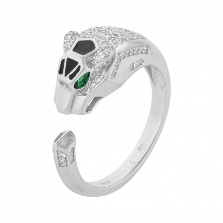 Inele de dama - Inel reglabil, din argint 925 rodiat, Piatra: zirconia fatetata si  cubic zirconia, Culoare: multicolor, Sonis Silver