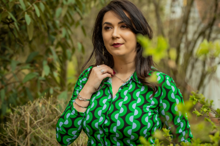 Lant din argint 925 rodiat, Piatra: cubic zirconia, Culoare: transparenta, Sonis Silver [2]