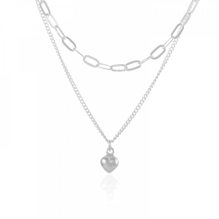 Produse - Lant dublu din argint 925  3110L2N