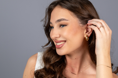 Lant  dublu din aur 585/ 14 kt [3]