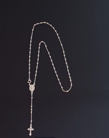 Lant  tip " rozariu " argint 925, Sonis Silver [2]