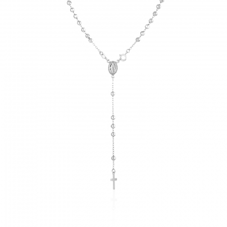 LANTURI TIP ROZARIU - Lant  tip " rozariu " din argint 925 rodiat,  Sonis Silver